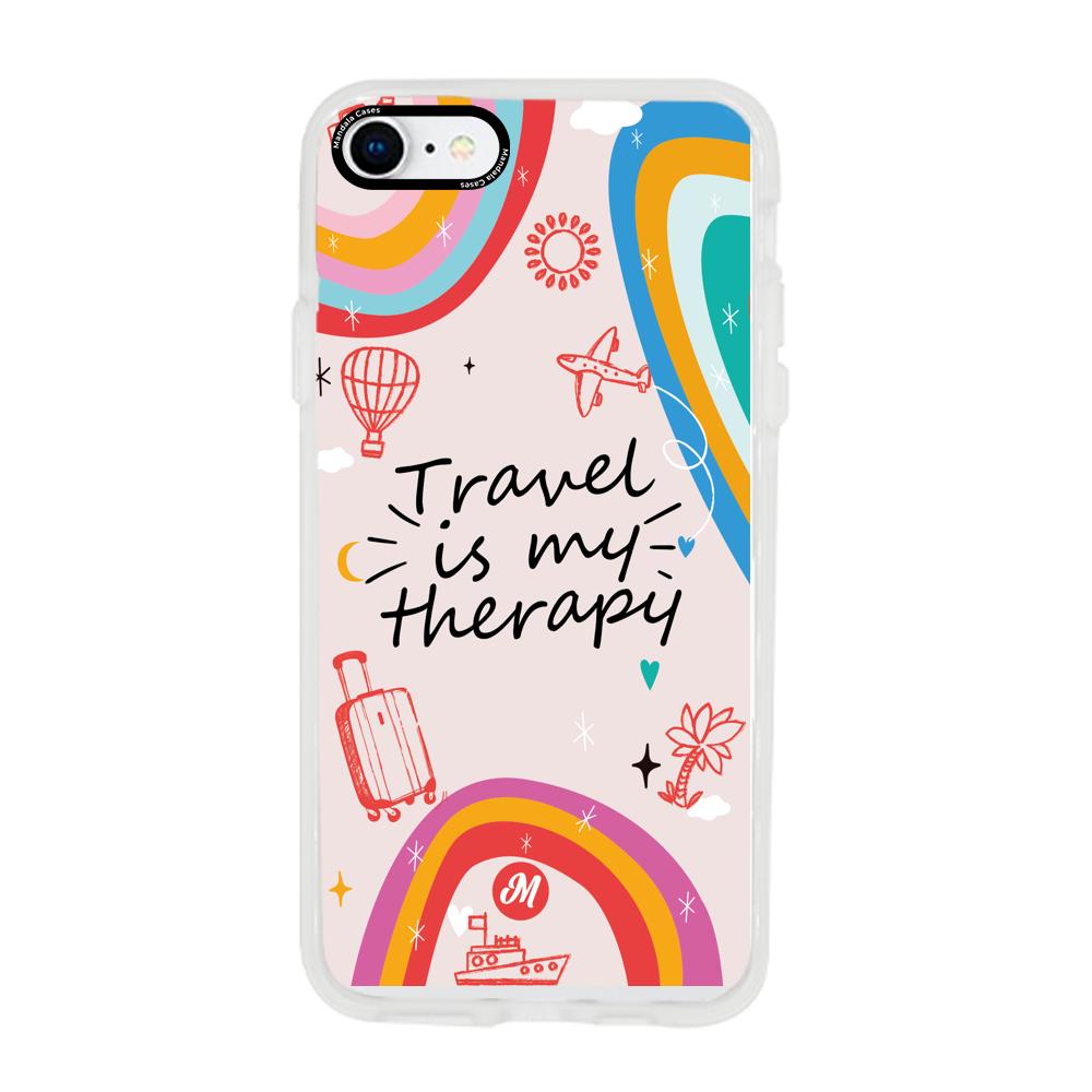Cases para iphone 6 / 6s TRAVEL IS MY THERAPY - Mandala Cases