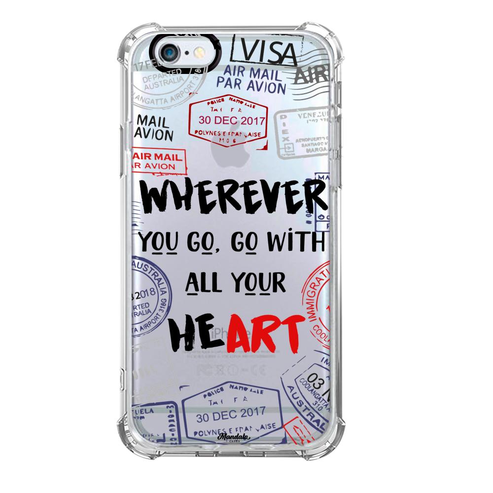 Case para iphone 6 / 6s Go With Your Heart - Mandala Cases