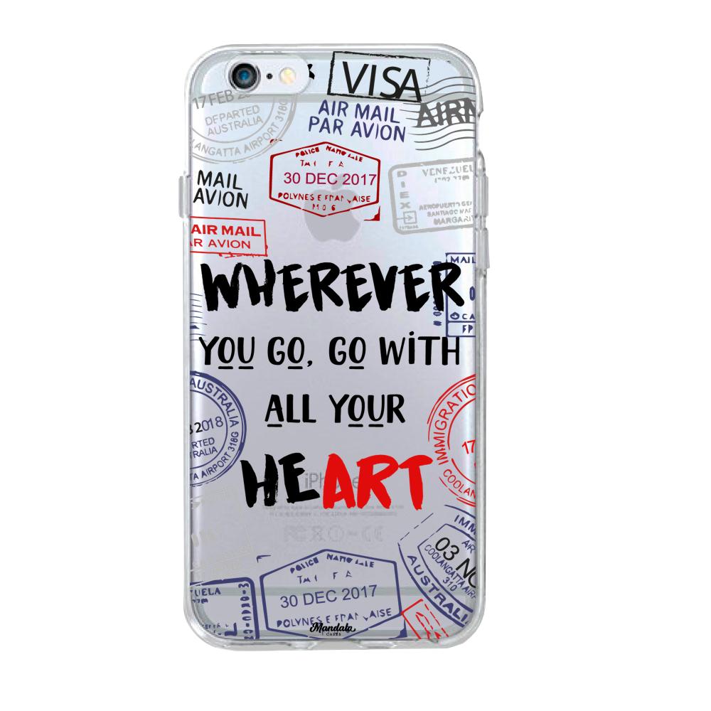 Case para iphone 6 / 6s Go With Your Heart - Mandala Cases