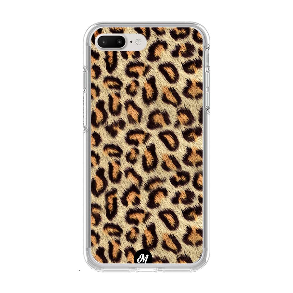 Funda Leopardo Peludo iPhone