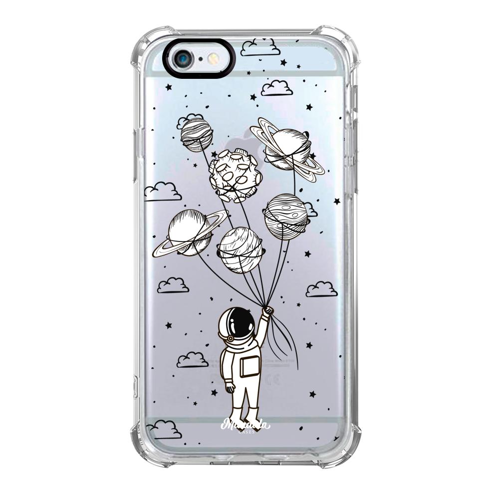 Case para iphone 6 plus Funda Astronauta con Planetas - Mandala Cases