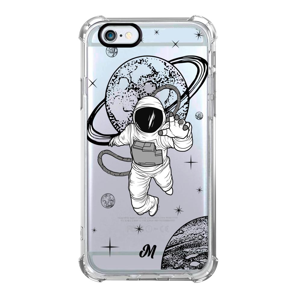 Case para iphone 6 plus Funda Saturno Astronauta - Mandala Cases