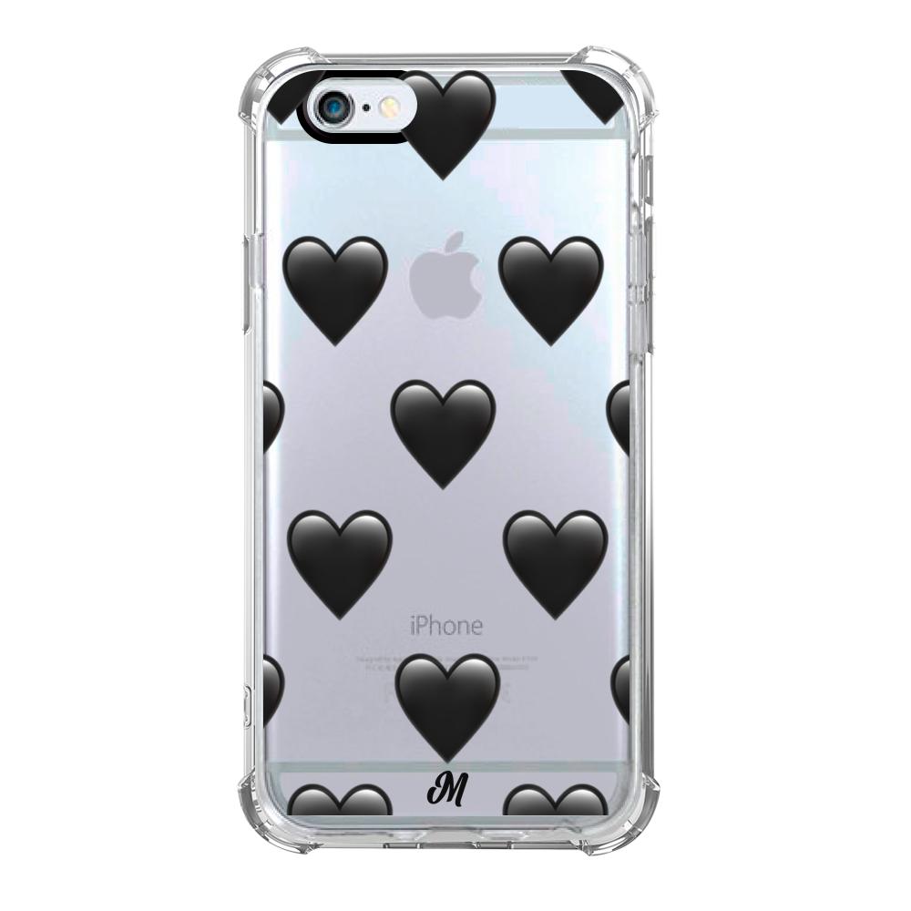 Case para iphone 6 plus de Corazón Negro - Mandala Cases