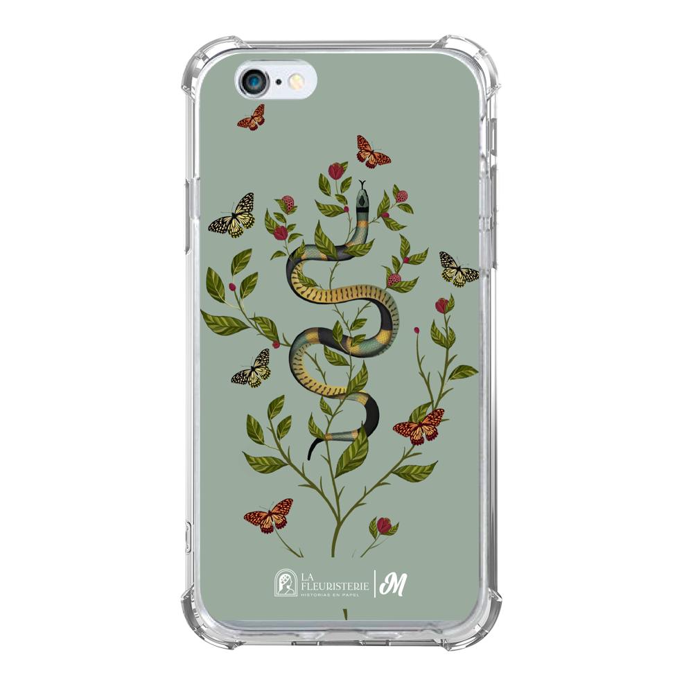 Case para iphone 6 plus Snake Flowers Menta - Mandala Cases