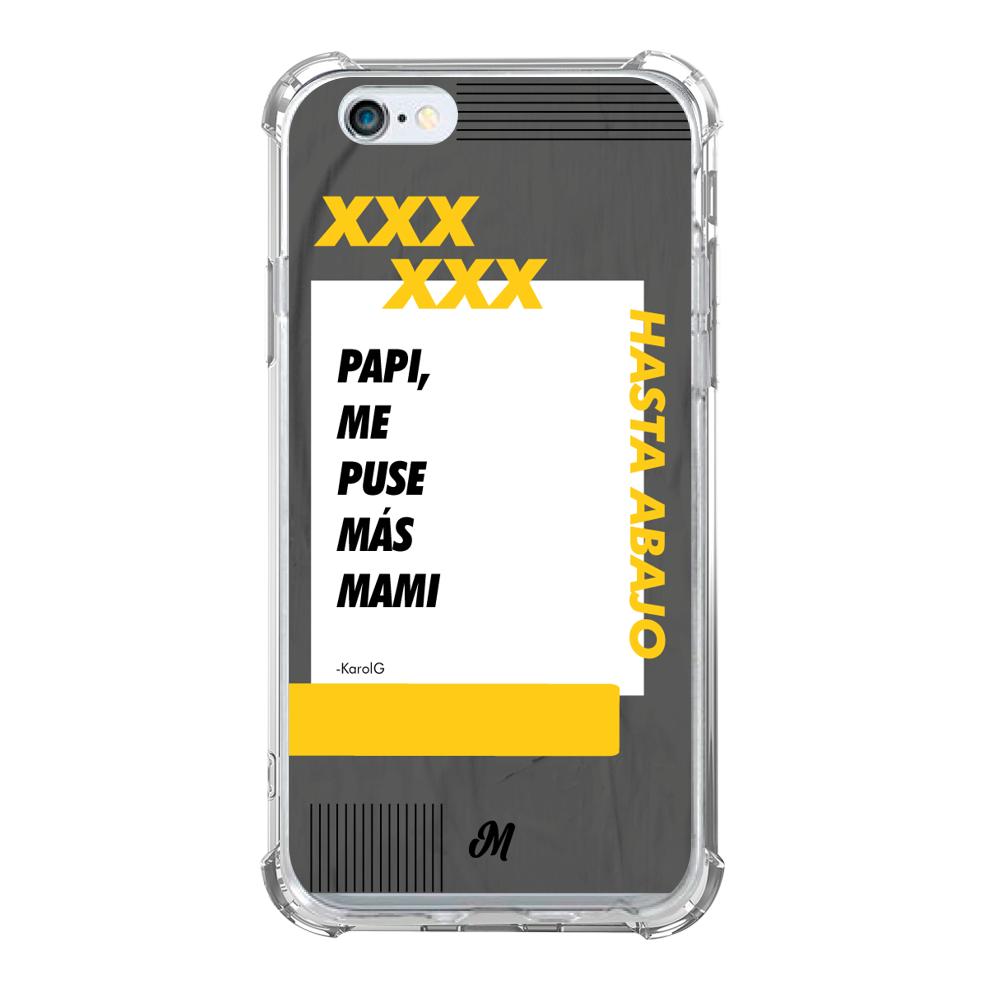 Case para iphone 6 plus Me puse mas mami negro - Mandala Cases