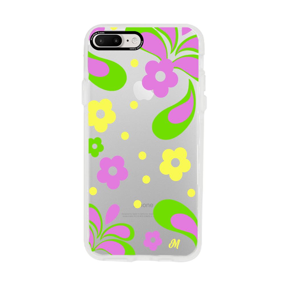 Case para iphone 6 plus Flores moradas aesthetic - Mandala Cases