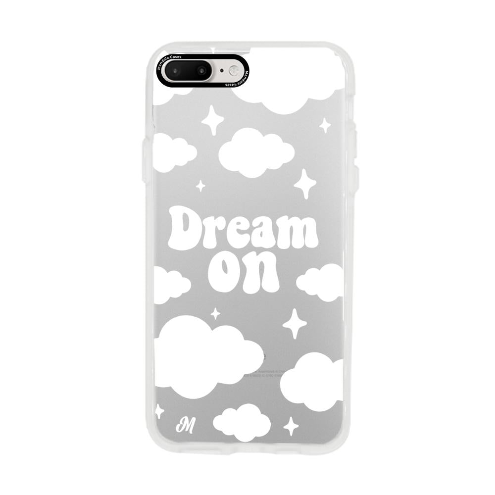 Case para iphone 6 plus Dream on blanco - Mandala Cases