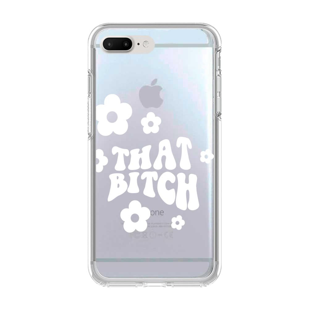 Case para iphone 6 plus That bitch blanco - Mandala Cases