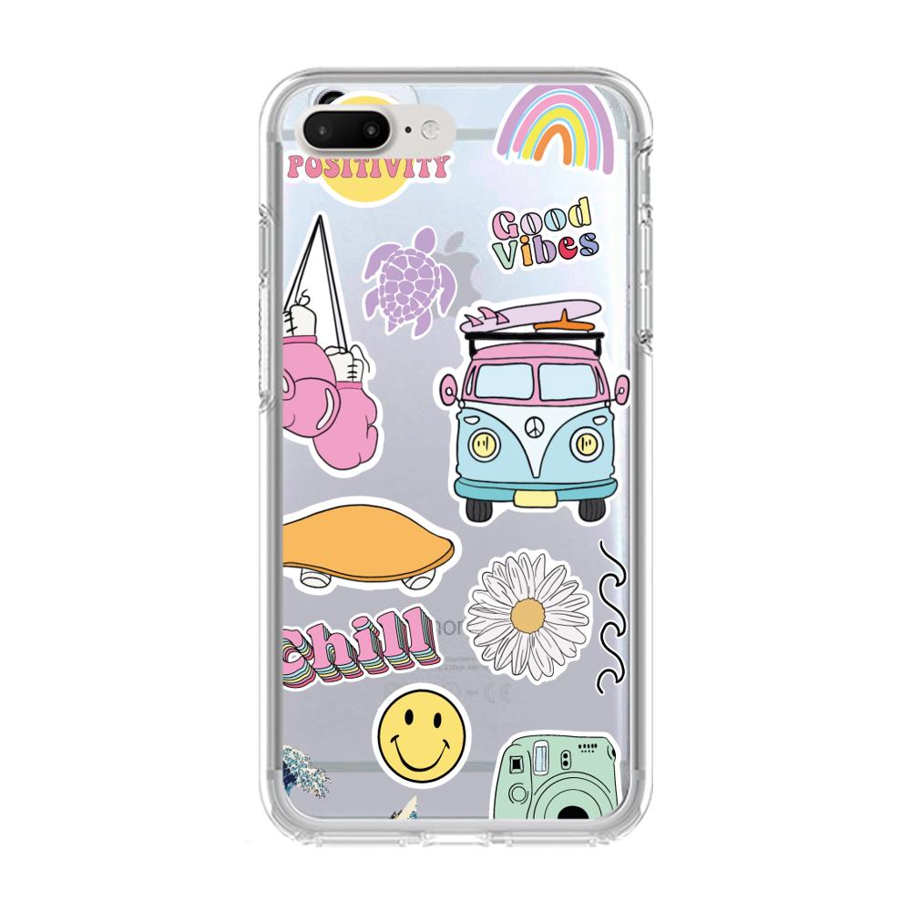 Case para iphone 6 plus Chill summer stickers - Mandala Cases