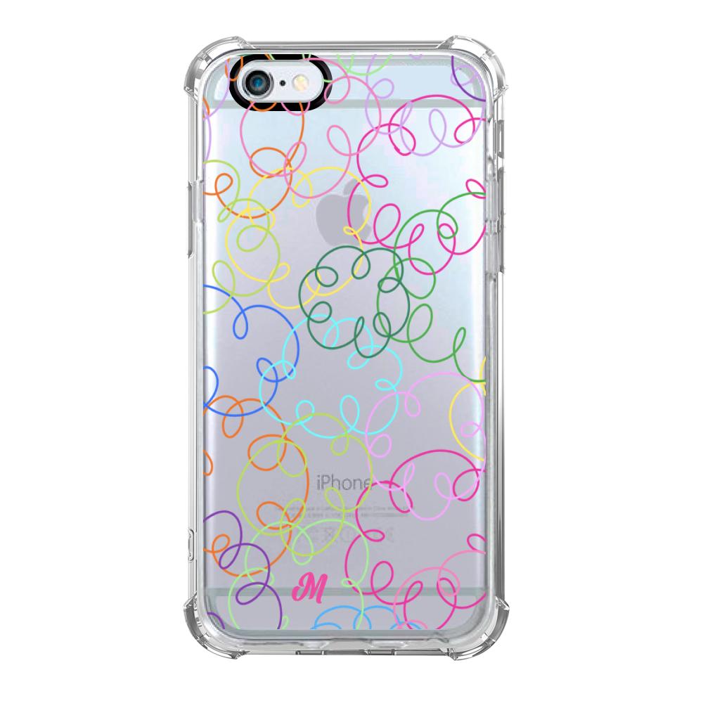 Case para iphone 6 plus Curly lines - Mandala Cases
