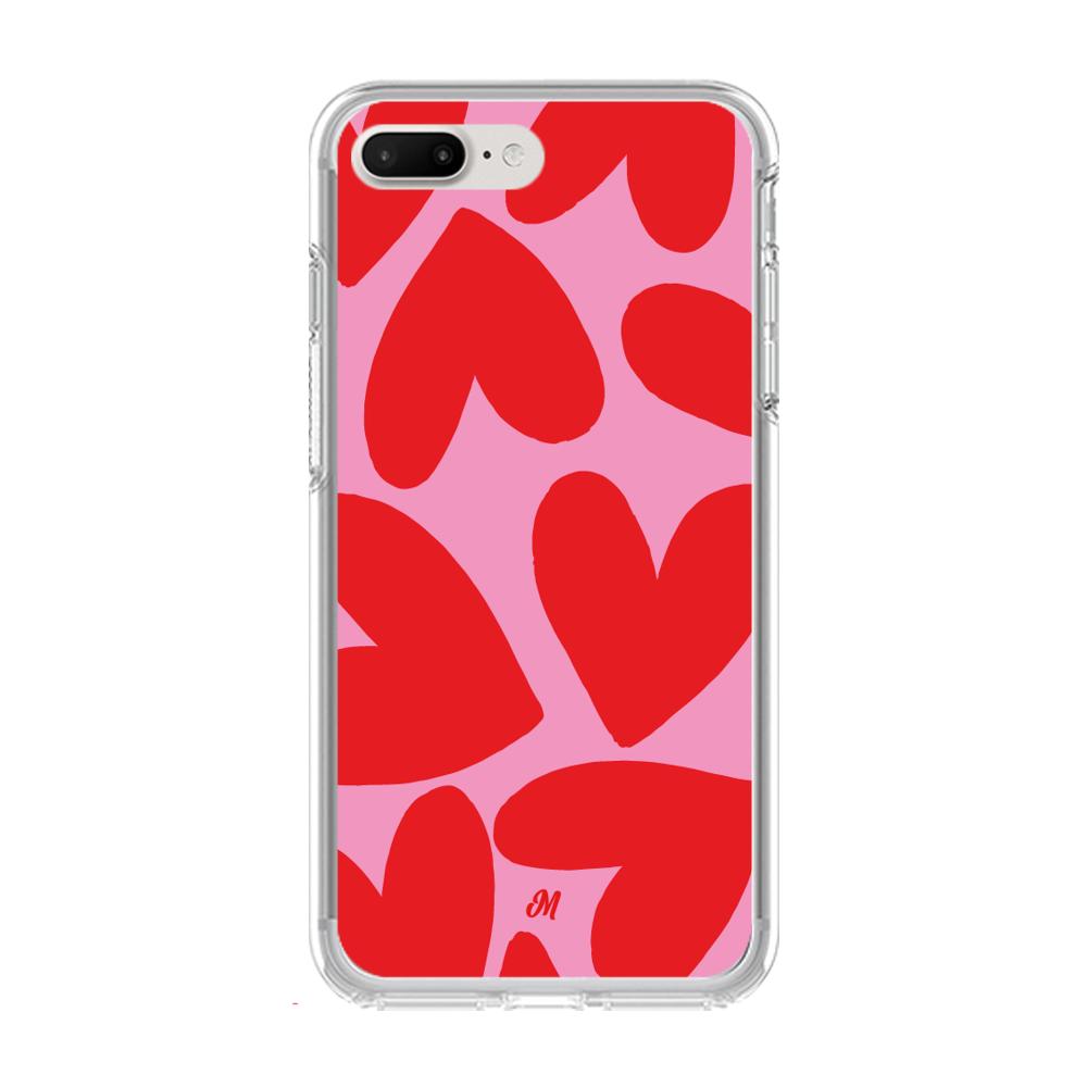 Case para iphone 6 plus Red Hearts - Mandala Cases