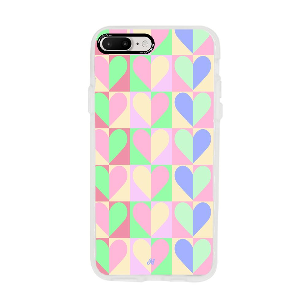 Case para iphone 6 plus Corazones Lovely - Mandala Cases