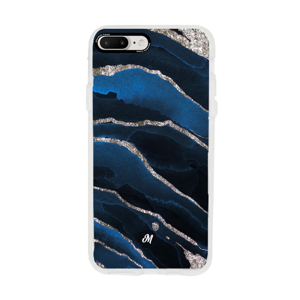 Cases para iphone 6 plus Marble Blue - Mandala Cases