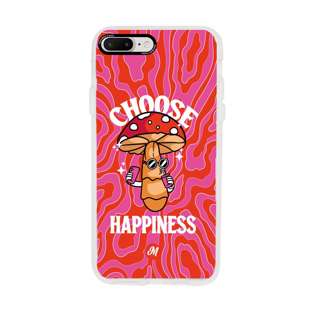 Cases para iphone 6 plus Choose happiness - Mandala Cases