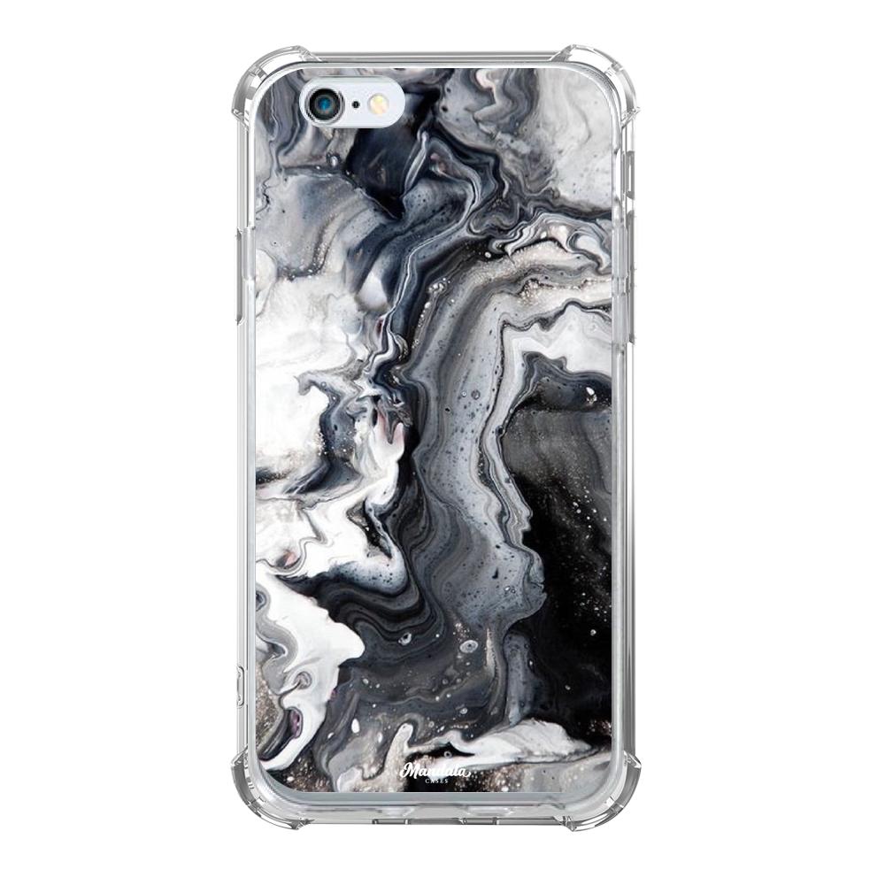 Case para iphone 6 plus de Marmol Negro - Mandala Cases