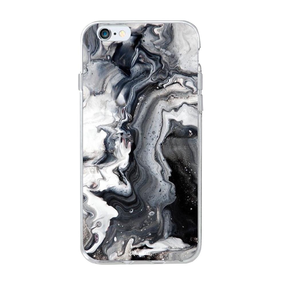 Case para iphone 6 plus de Marmol Negro - Mandala Cases