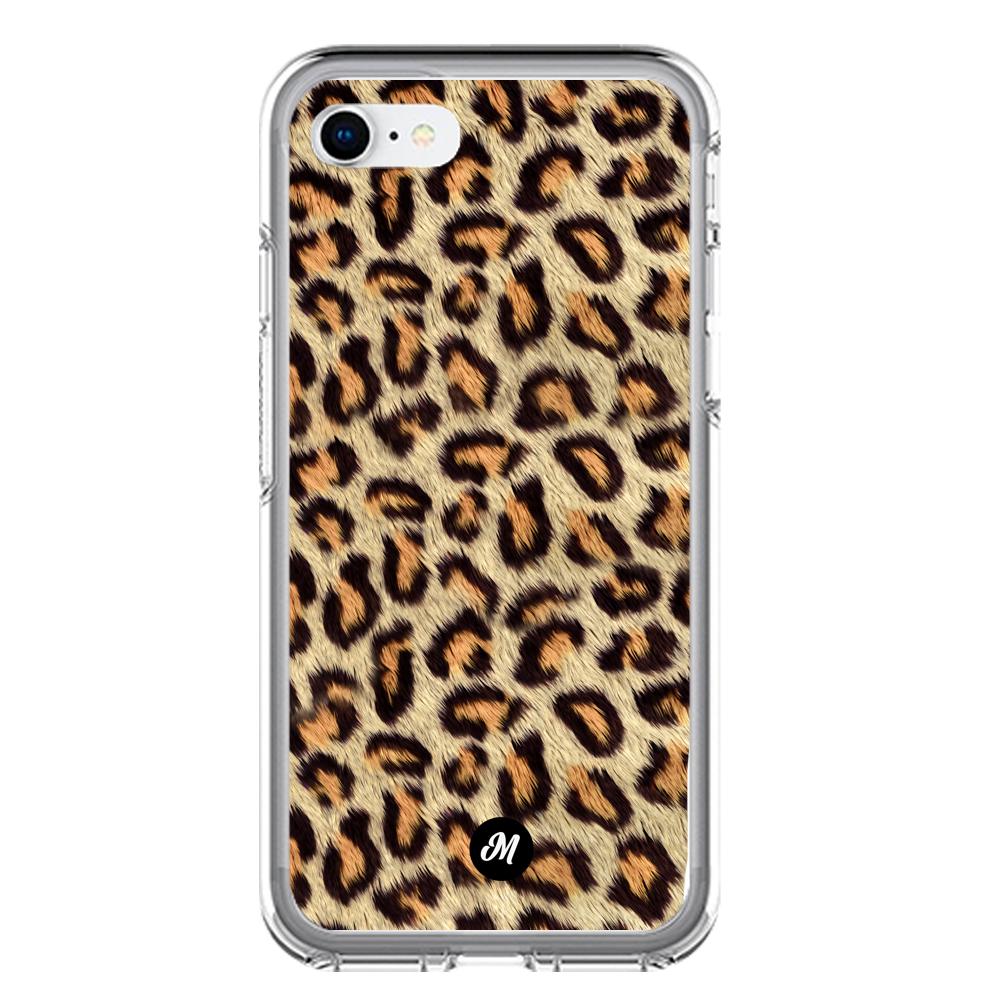 Funda Leopardo Peludo iPhone