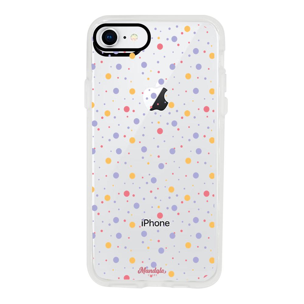 Case para iphone 7 puntos de coloridos-  - Mandala Cases