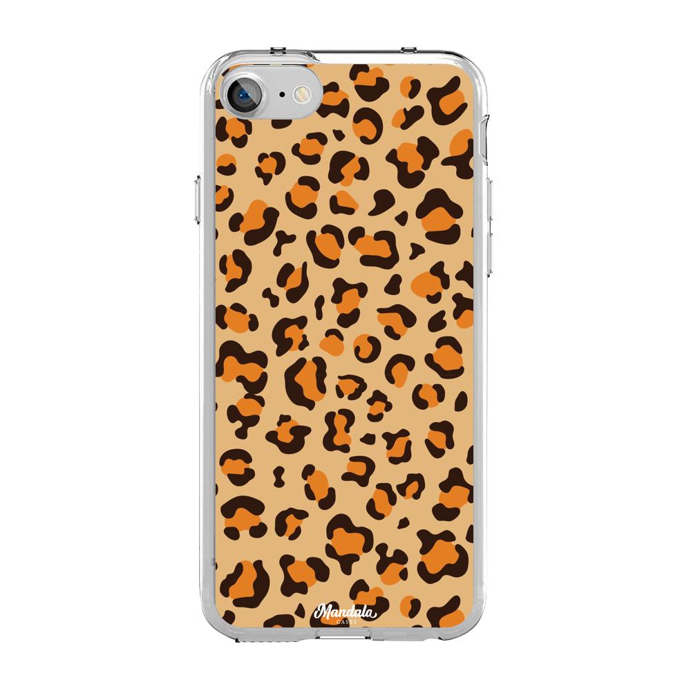 Case para iphone 7 Funda de Leopardo  - Mandala Cases
