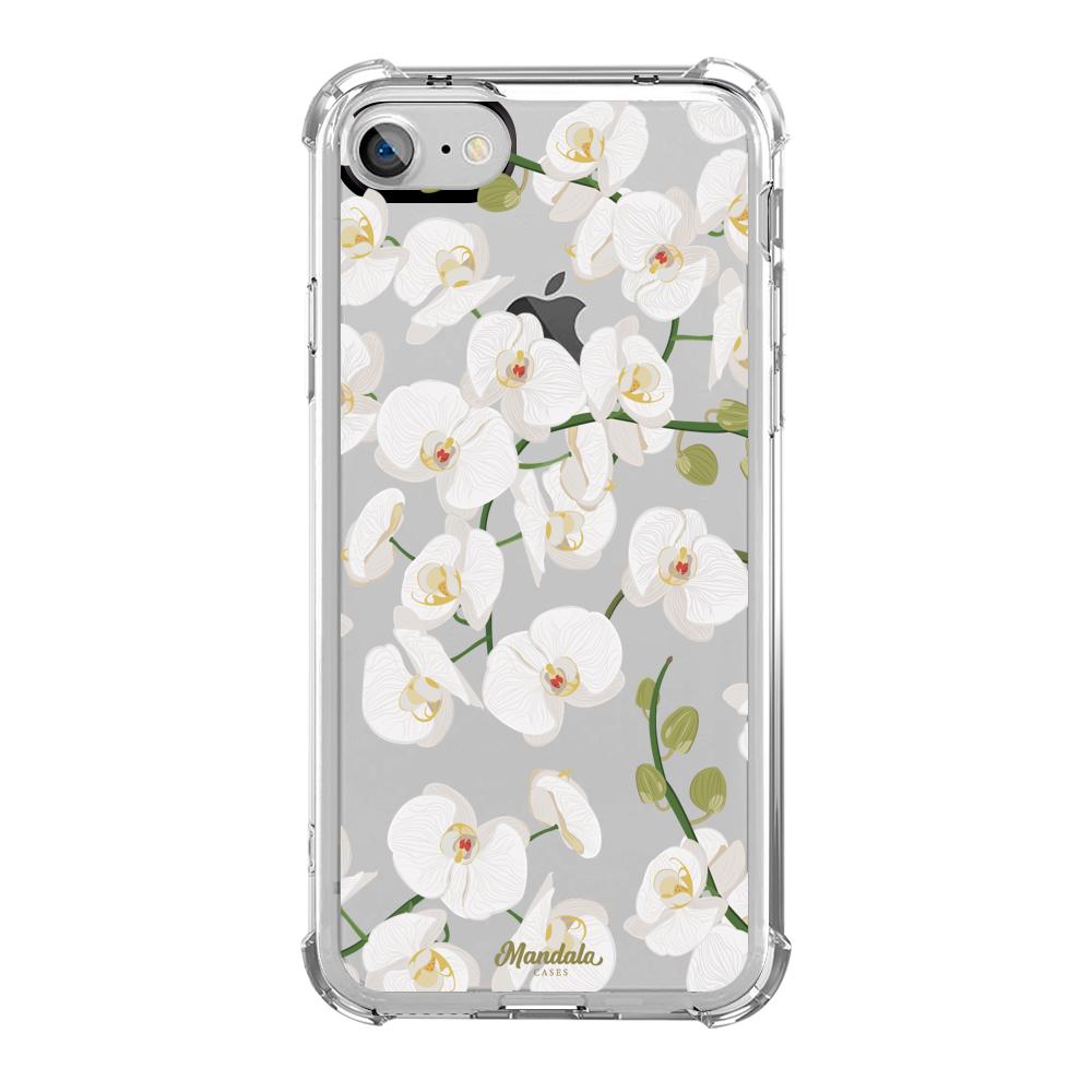 Case para iphone 7 Funda Orquídeas  - Mandala Cases