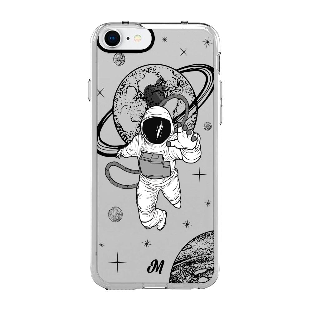 Case para iphone 7 Funda Saturno Astronauta - Mandala Cases