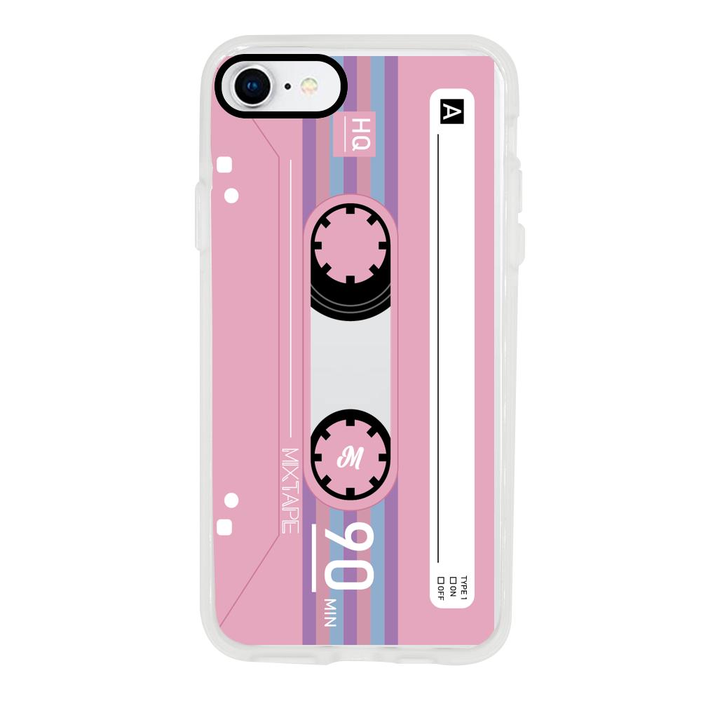 Case para iphone 7 Funda Cassette Rosa - Mandala Cases
