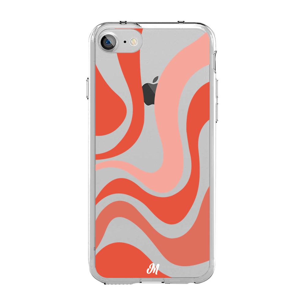Case para iphone 7 Groovy rojo - Mandala Cases