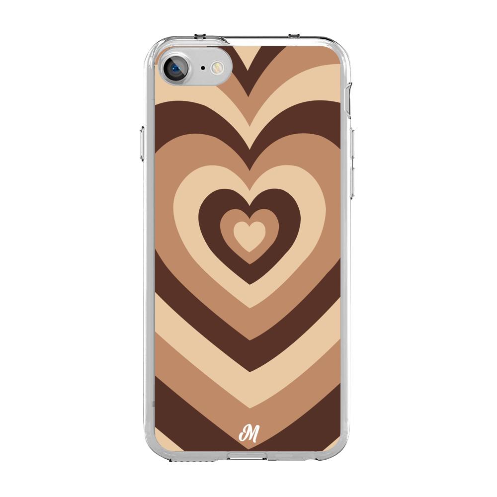Case para iphone 7 Corazón café - Mandala Cases