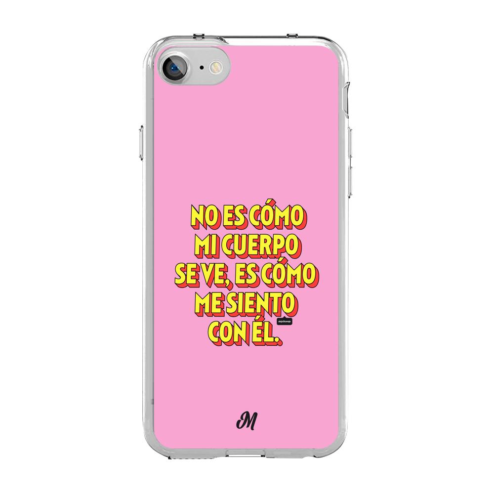 Estuches para iphone 7 - Vive tu cuerpo Pink Case  - Mandala Cases