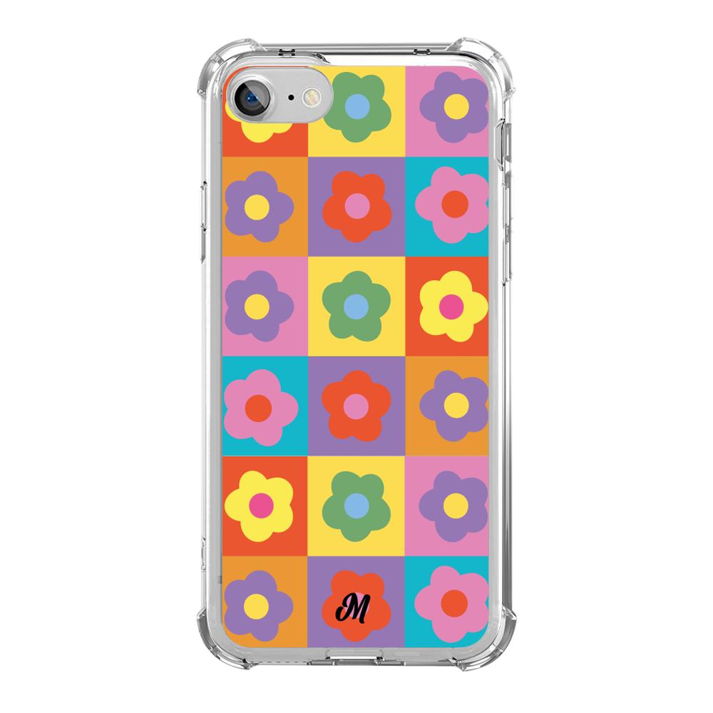 Case para iphone 7 Colors and Flowers - Mandala Cases