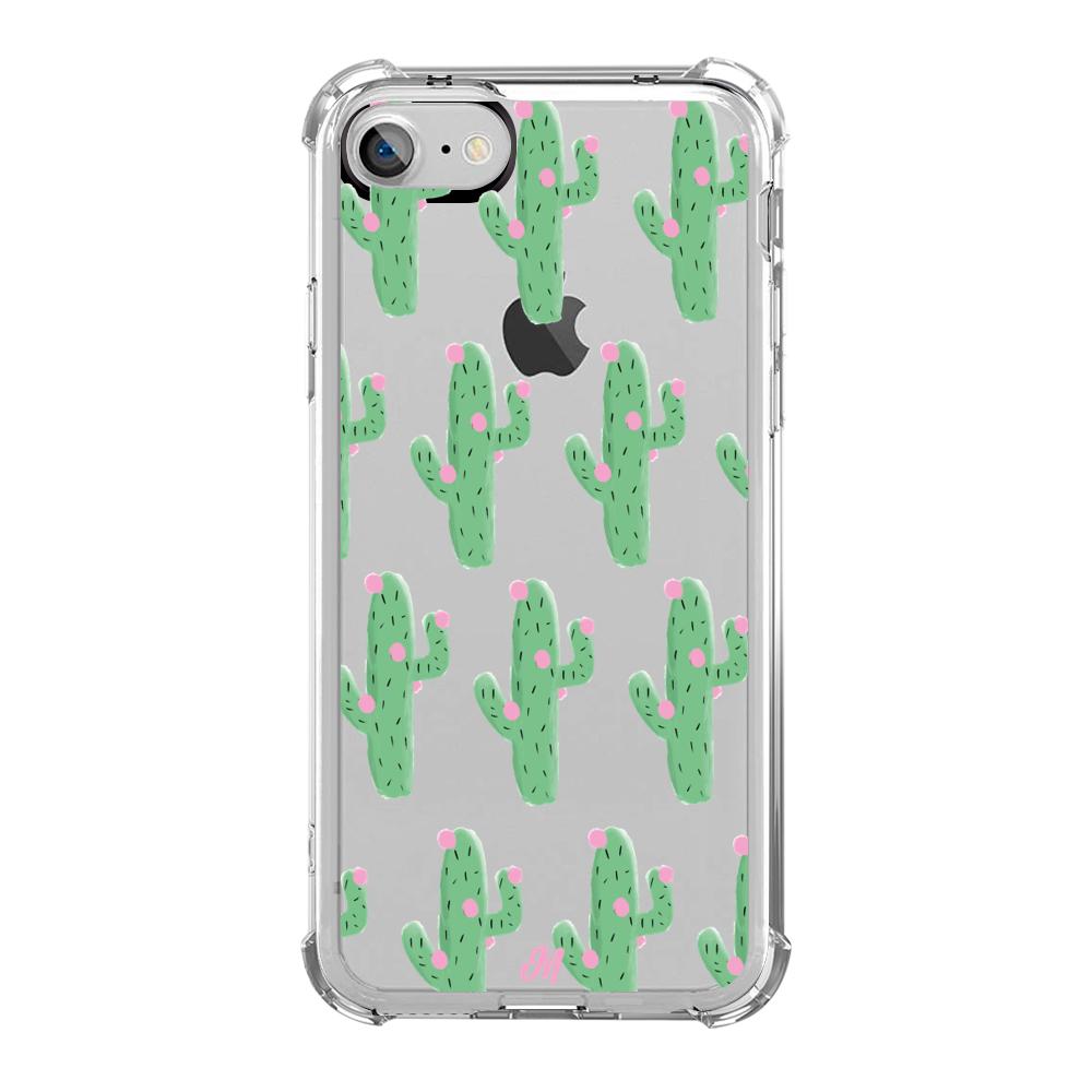 Case para iphone 7 Cactus Con Flor Rosa  - Mandala Cases