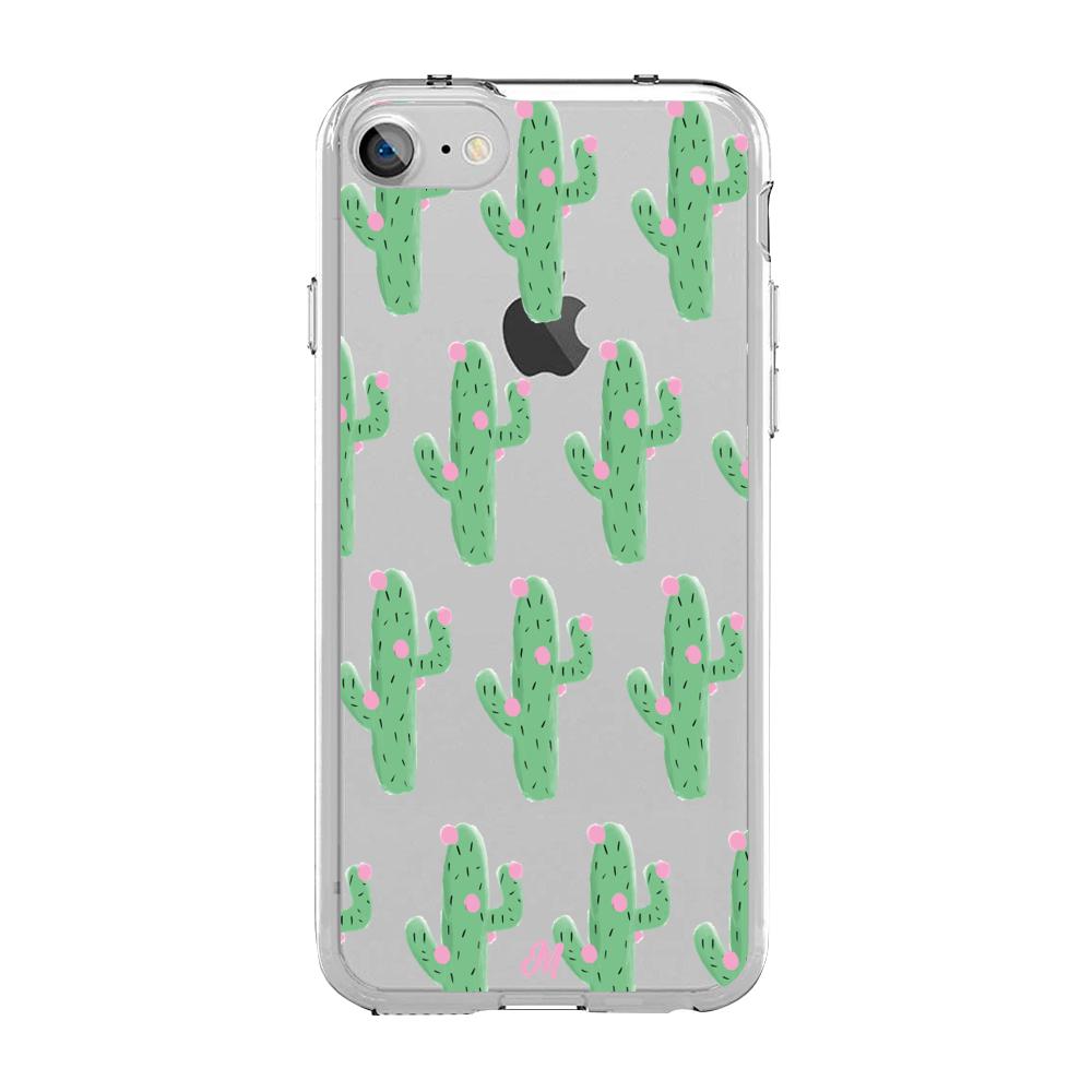 Case para iphone 7 Cactus Con Flor Rosa  - Mandala Cases
