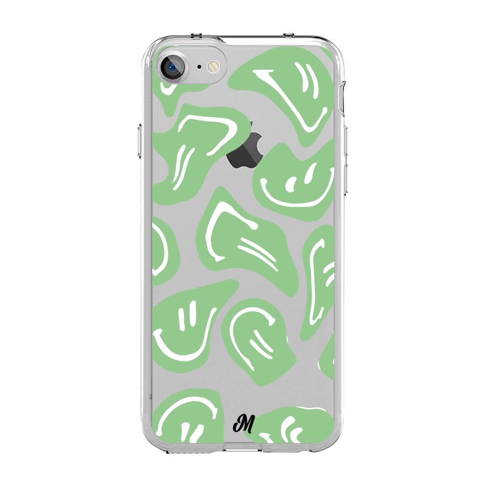 Case para iphone 7 Happy Face Verde-  - Mandala Cases
