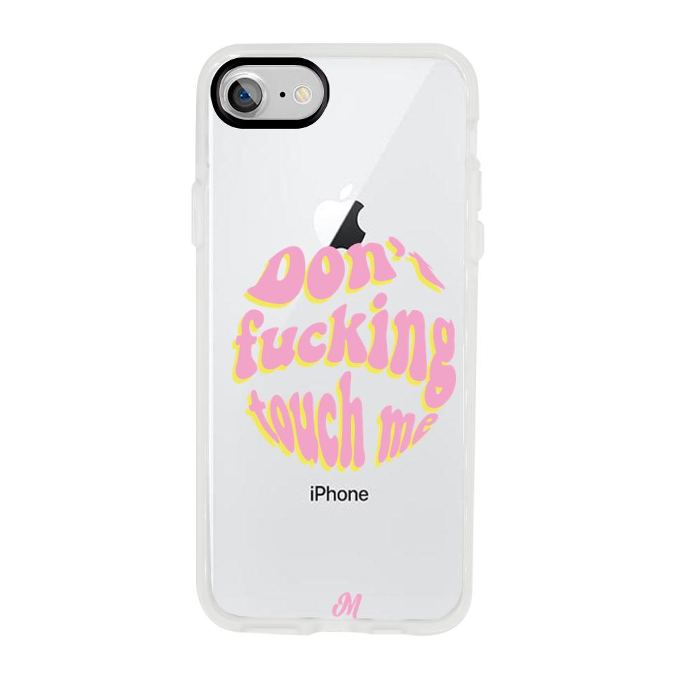 Case para iphone 7 Don't fucking touch me rosa - Mandala Cases