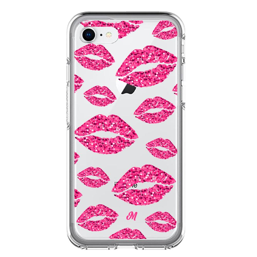 Case para iphone 7 Glitter kiss - Mandala Cases