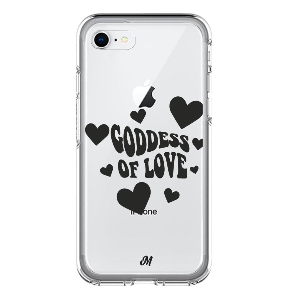 Case para iphone 7 Goddess of love negro - Mandala Cases