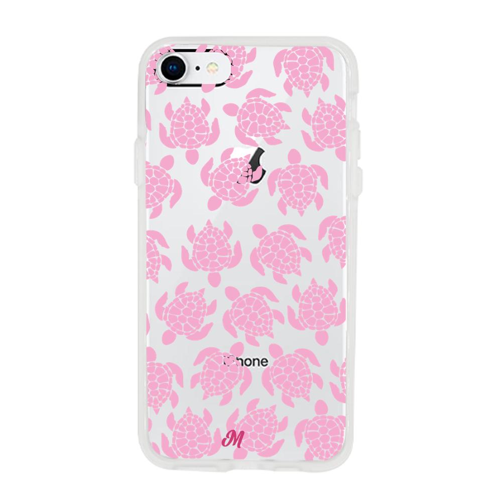Case para iphone 7 Tortugas rosa - Mandala Cases