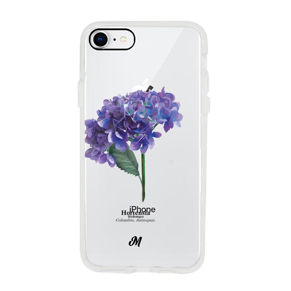 Case para iphone 7 Hortensia lila - Mandala Cases