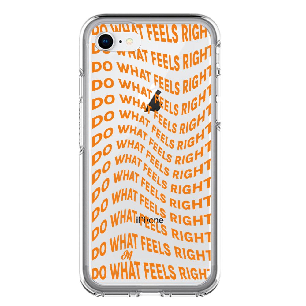 Case para iphone 7 Do What Feels Right - Mandala Cases