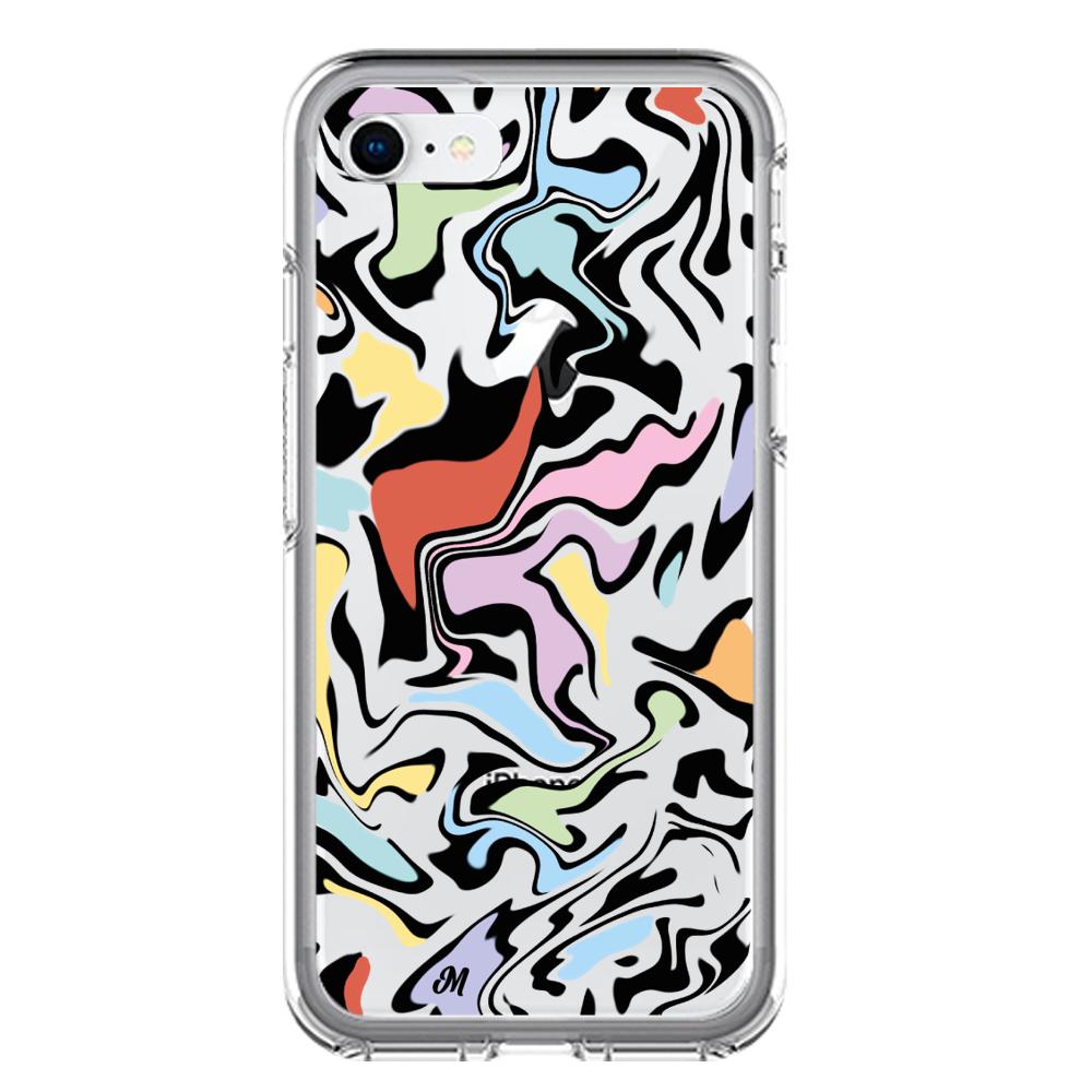 Case para iphone 7 Lineas coloridas - Mandala Cases
