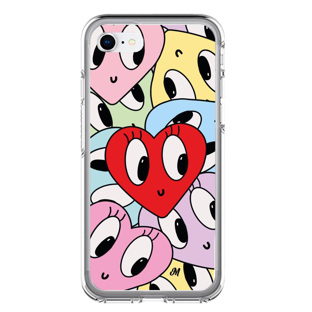 Case para iphone 7 Corazones felices - Mandala Cases