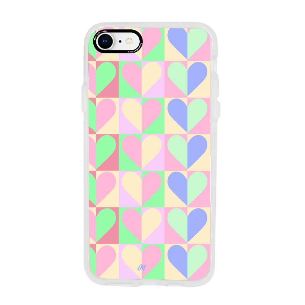 Case para iphone 7 Corazones Lovely - Mandala Cases