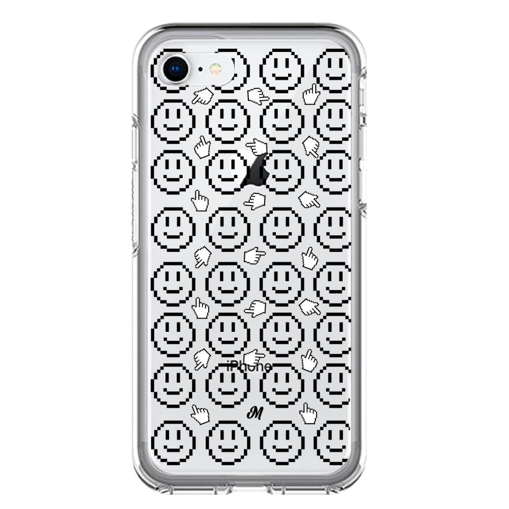 Case para iphone 7 Caritas pixel - Mandala Cases