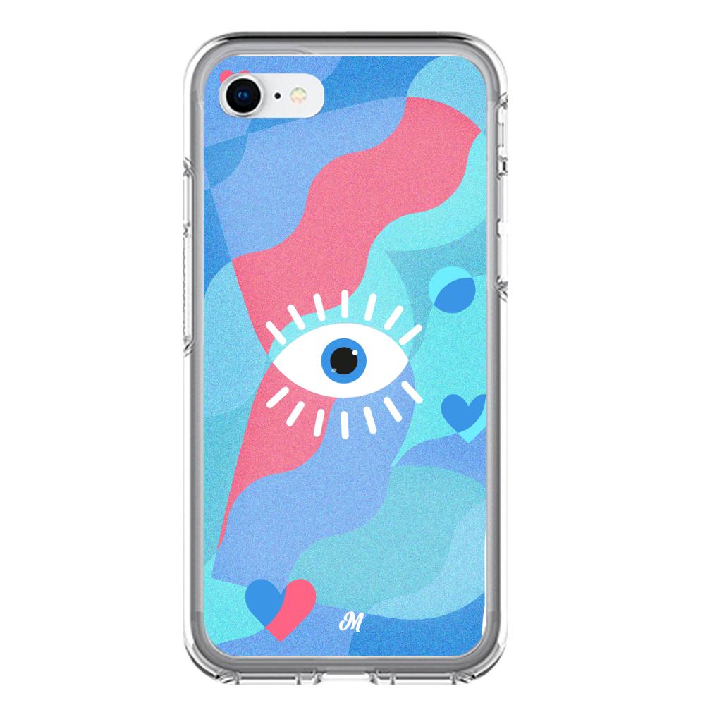 Case para iphone 7 Amor azul - Mandala Cases