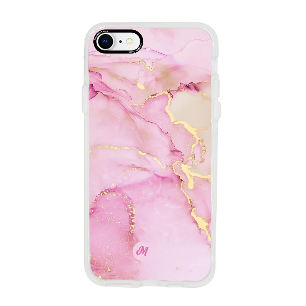 Cases para iphone 7 Pink marble - Mandala Cases