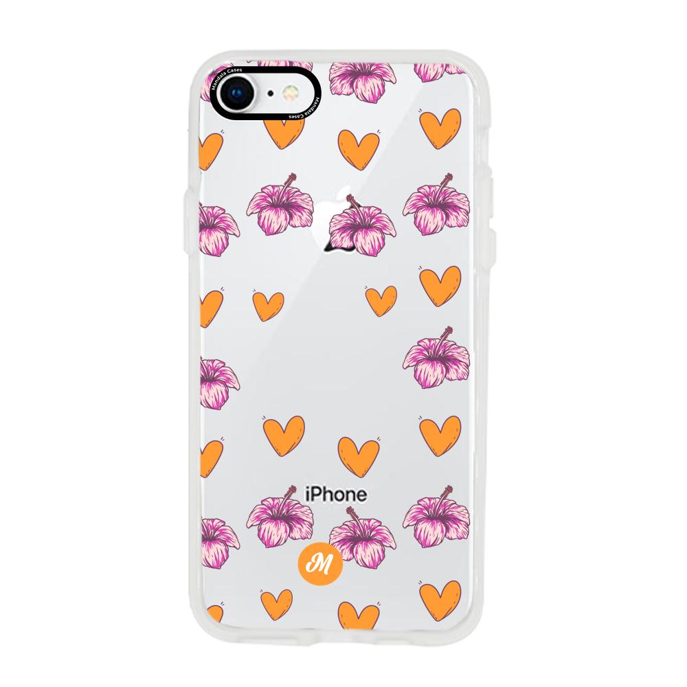 Cases para iphone 7 Amor naranja - Mandala Cases