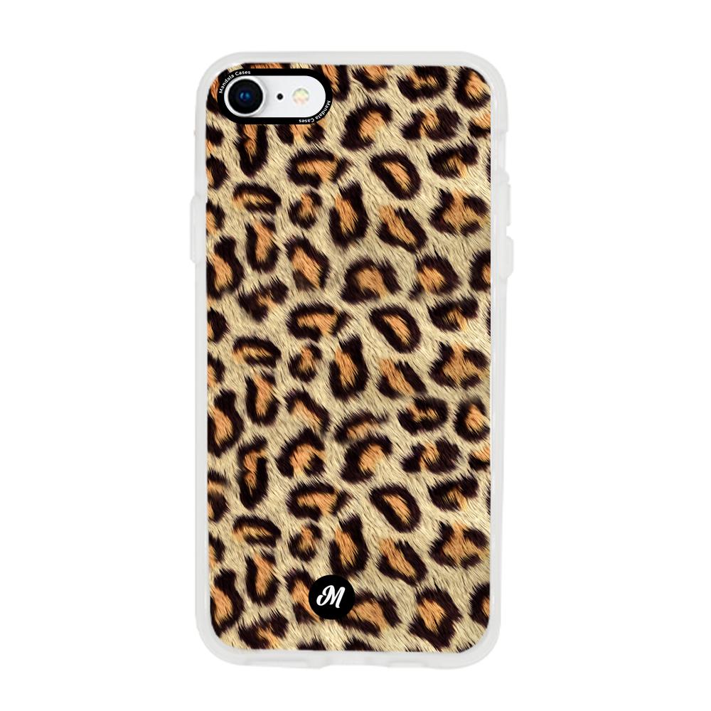 Cases para iphone 7 Leopardo peludo - Mandala Cases