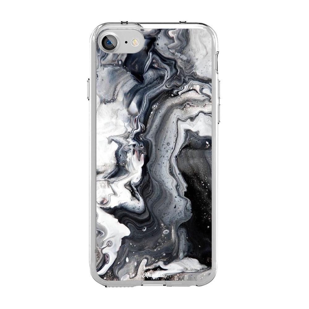 Estuches para iphone 7 - Black Marble Case  - Mandala Cases