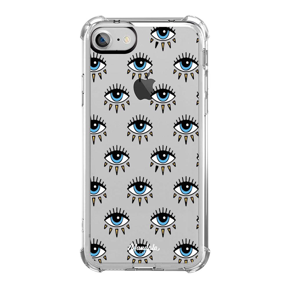 Estuches para iphone 7 - Light Blue Eyes Case  - Mandala Cases