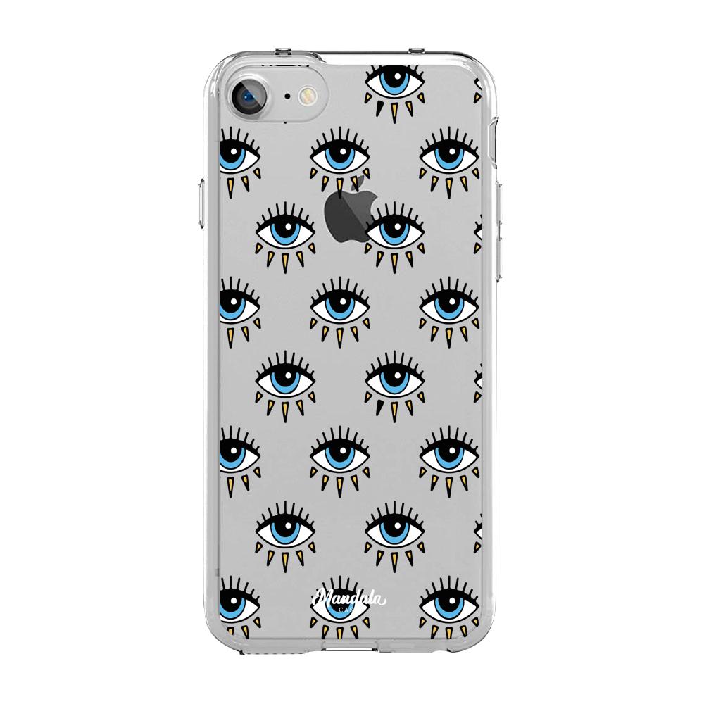 Estuches para iphone 7 - Light Blue Eyes Case  - Mandala Cases